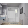 Kinemagic7 Design 170X70 Niche Coulissant Mixte Dépoli 1 bande Thermostatique - KINEDO KT-1707-NMC-DB3-XDY