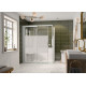 Kinemagic7 Sérénité+ 170x70 Angle Coulissant Basse Dépoli 1 bande Thermostatique - KINEDO KT-1707-ABC-DB3-GSPY
