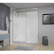 Kinemagic7 Design 140X70 Angle Solo Haute Dépoli 1 bande Thermostatique - KINEDO KT-1407-AHS-DB3-XDC