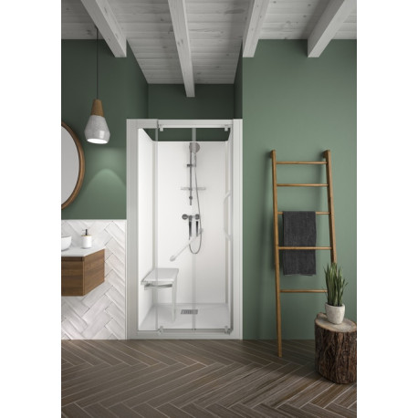 Kinemagic7 Sérénité 120x90 Niche Pivotant Haute Transparent Mécanique - KINEDO KT-1209-NHP-TN2-GSH 