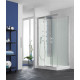 Cabine Horizon 2 Bas 120 Pivotant Hydromassante Acier - KINEDO CH134A12