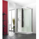 Cabine Horizon 2 Bas 120 Coulissant Hydromassante Perle Noire - KINEDO CH114N12