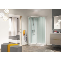 Cabine Kineprime Glass 90 1/4 De Rond Pivotant Bas Th - KINEDO CA782TTN 