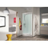 Cabine Kineprime Glass 100X80 Niche Pivotant Bas Meca - KINEDO CA743MTN