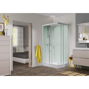 Kineprime Glass 120X90 Coulissante Haut Thermostatique - KINEDO CA725TTN 