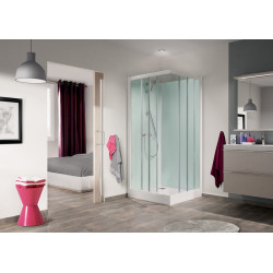 Cabine Kineprime Glass 80 Coulissant Haut Meca - KINEDO CA711MTN 