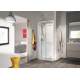 Cabine Kineprime 3 100X80 Niche 2P Haut Transparent Th - KINEDO CA6500TTN
