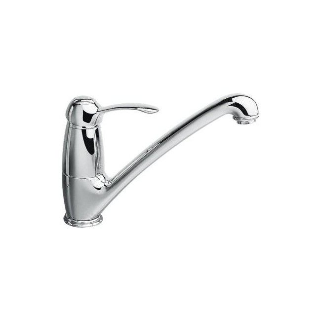 Mitigeur pour évier de cuisine avec bec coulé orientable chromé MUSEO - CRISTINA ONDYNA MU13051