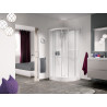 Cabine Kineprime 80 1/4 De Rond Coulissant Bas Transparent Meca - KINEDO CA5309MTN
