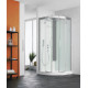 Cabine Horizon 2 Bas Pivotant 90 1/4 De Rond Th Acier - KINEDO CA138A12