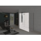 Paroi Kinestyle pivotant pour porte+fixe 160 gauche - KINEDO PA1796CTNEG