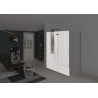 Paroi Kinestyle pivotant pour porte+fixe 160 gauche - KINEDO PA1796CTNEG
