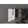 Paroi Kinestyle pivotant pour porte+fixe 160 droite - KINEDO PA1796CTNED