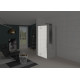 Paroi Kinestyle pivotant pour porte+fixe 120 gauche - KINEDO PA1794CTNEG