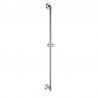 Barre de douche avec applique prise d'eau 100 cm chrome TRIVERDE - CRISTINA ONDYNA PD17551 