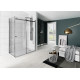 Paroi Kinestyle Coulissant + Fixe 100X80 - KINEDO PA1710CTNE