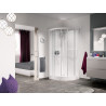 Cabine Kineprime 80 1/4 De Rond Coulissant Bas Transparent Th - KINEDO CA5309TTN 