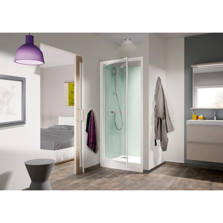 Cabine Kineprime Glass 70 Niche Pivotant Haut Th - KINEDO CA750TTN 