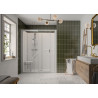 Kinemagic7 Sérénité+ 140x80 Niche Coulissant Haute Transparent Thermostatique - KINEDO KT-1408-NHC-TN3-GSPY 