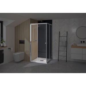 Supra Angle Gauche 70 Chromé Transparent - KINEDO PA1580CTNG 