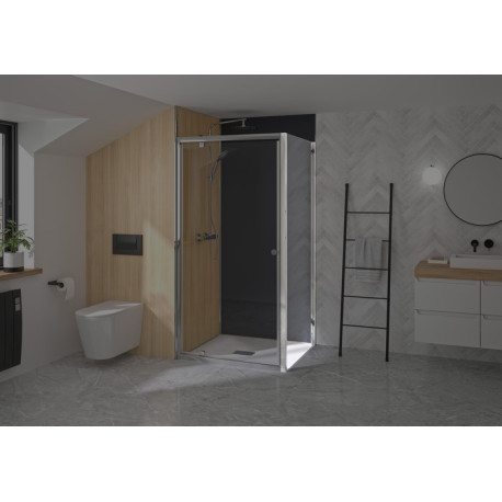 Supra Fixe 80 Chromé Transparent - KINEDO PA1571CTN 