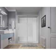 Kinemagic7 Design 170X90 Niche Coulissant Haute Dépoli 1 bande Mécanique - KINEDO KT-1709-NHC-DB2-XD7 