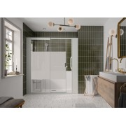 Kinemagic7 Sérénité+ 170x90 Niche Coulissant Basse Dépoli 1 bande Mécanique - KINEDO KT-1709-NBC-DB2-GSP6 