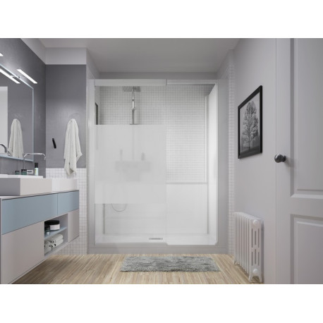 Kinemagic7 Design 140X70 Niche Solo Basse Dépoli 1 bande Thermostatique - KINEDO KT-1407-NBS-DB3-XDB 