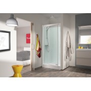 Cabine Kineprime Glass 100X80 Niche Pivotant Bas Meca - KINEDO CA743MTN 