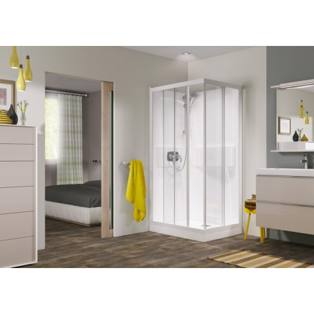 Cabine Kineprime 100X80 Coulissant Haut Transparent Meca - KINEDO CA571MTN 