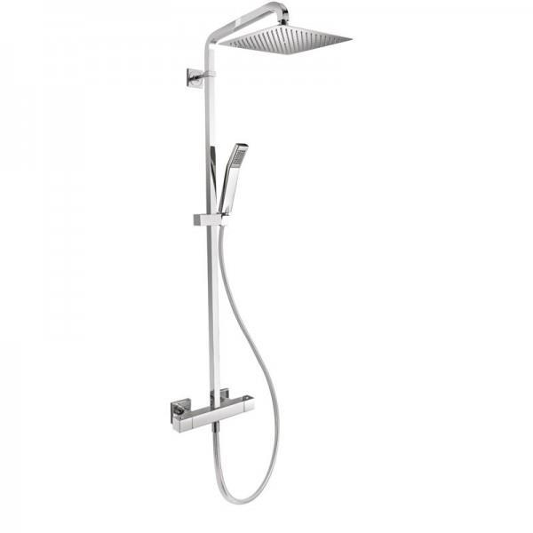 Colonne de douche thermostatique Gary avec tablette Aquance