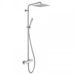 .COLONNE DE DOUCHE QUADRI 250 THERMOSTATIQUE CHROME - CRISTINA ONDYNA QD48551