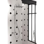 .COLONNE DE DOUCHE QUADRI 300 NF THERMOSTATIQUE CHROME  - CRISTINA ONDYNA QD48651