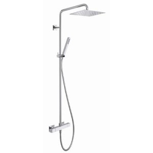 .COLONNE DE DOUCHE QUADRI 300 NF THERMOSTATIQUE CHROME  - CRISTINA ONDYNA QD48651
