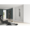 Panneau Mural Kinewal Design 3mm 1250X2500 Inox Brossé Blanc - KINEDO PM348
