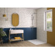 Panneau Mural Kinewal Design 3mm 1500X2500 Bardage + terrazzo bleu - KINEDO PM1058