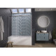 Pare-bain Pegasus 2 clt 160x148 profilé chromé verre transparent gauche - KINEDO PB160CTNEG