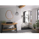 Panneau Mural Kinewal Design 3mm 1000X2020 Palmiers NB - KINEDO PM514