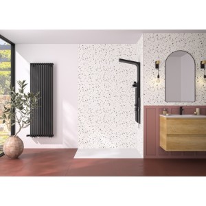 Panneau Mural Kinewal Design 3mm 1000X2020 Terrazzo terracotta - KINEDO PM523 