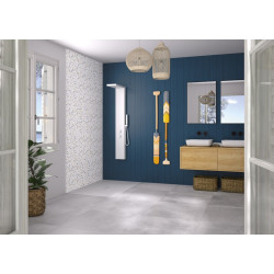 Panneau Mural Kinewal Design 3mm 1500X2020 Terrazzo bleu - KINEDO PM922 