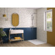 Panneau Mural Kinewal Design 3mm 1500X2020 Bardage + terrazzo bleu - KINEDO PM958
