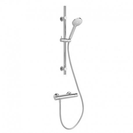 COMBINE DOUCHE THERMO NF + BARRE D. 25 mm COMPLETE 70 CM  - CRISTINA ONDYNA SF40651