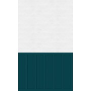 Panneau Mural Kinewal Design 3mm 1250X2500 Mixte bleu nuit + enduit blanc - KINEDO PM854 