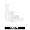 Radiateur Campa CAMPAVER Ultime 3.0 Horizontal Lys blanc - radiateur electrique verre