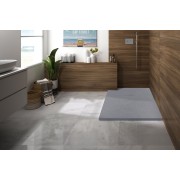 Receveur Kinerock Evo aspect minéral blanc 100x90 - KINEDO RD9009 