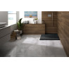 Receveur Kinerock Evo aspect minéral blanc 100x100 - KINEDO RD9010 
