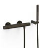 Ensemble douche thermostatique Noir bronze - TRES 19016449KMB
