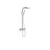 Colonne de douche thermostatique 2 voies Acier - TRES 19039308AC