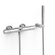 Ensemble douche bain-douche thermostatique Chrome - TRES 19017429