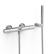 Ensemble douche bain-douche thermostatique Chrome - TRES 19017429 